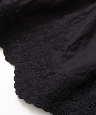 ペチスカートB カットワーク刺繍レースのインナースカート