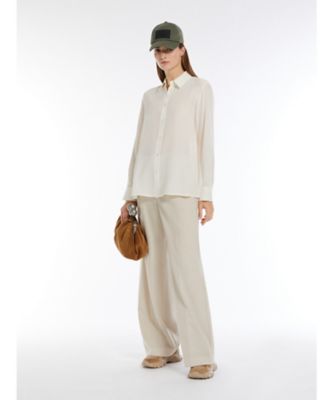 Weekend Max Mara (Women) /ウィークエンド マックスマーラ リラックスフィットシルクシャツ 151111651