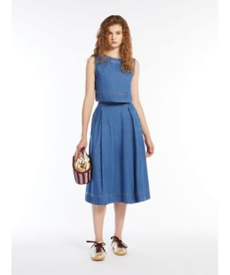 Weekend Max Mara (Women) /ウィークエンド マックスマーラ コットン　デニム　トップ　１５１６１０１５６