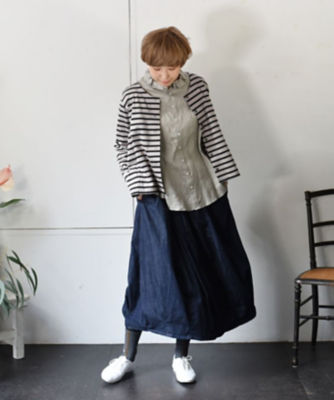 クルトスカート ｕ 裾タックのコクーンスカート 三越伊勢丹オンラインストア 公式
