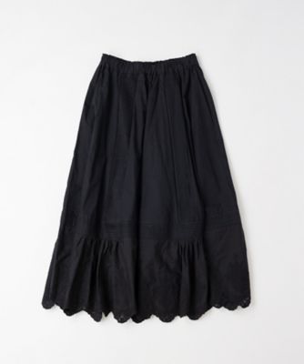 ＜BASCO (Women/大きいサイズ)＞リコスカート・Ｂ４　可憐なピンタックとレース使いのスカート　プラスサイズ