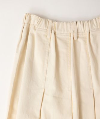 カッサスカート・18 綾地コットンのタックスカート 1531143  