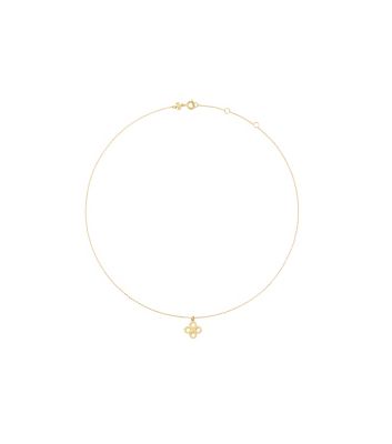 ＜TORY BURCH＞キラ　クローバー　ペンダントネックレス