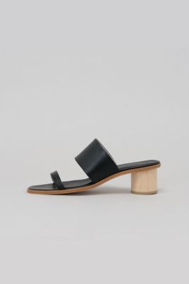 サンダル wood heel sandals＿circle  