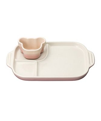 ＜三越伊勢丹/公式＞ LE CREUSET/ル・クルーゼ ベビー・マルチプレート＆ラムカン ミルキーピンク 皿【三越伊勢丹/公式】