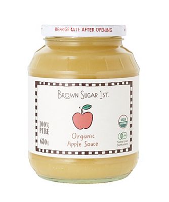 BROWN SUGAR 1ST./ブラウンシュガーファースト 有機アップルソース（瓶タイプ）