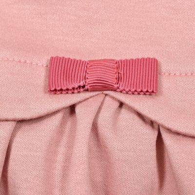 スムース×ドビーフラワープリントコットンブルマ付きワンピース