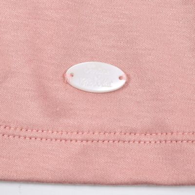 スムース×ドビーフラワープリントコットンブルマ付きワンピース
