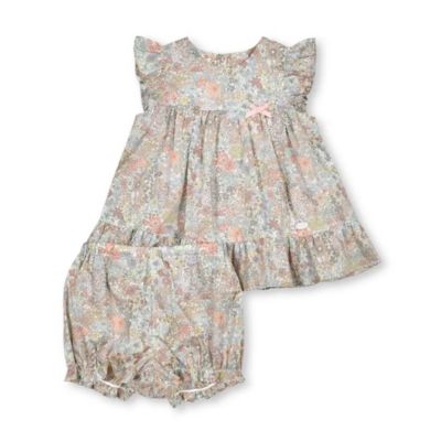 【新品未使用】Tartine et Chocolat リバティー柄ワンピース リバティMargaret Annie ブルマ付きワンピース