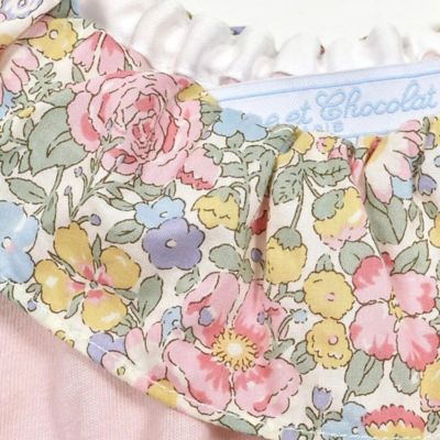 ソフト天竺＋リバティ柄　ブルマ付きチュニック