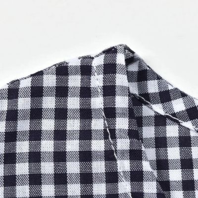 お花刺しゅうギンガムチェック刺しゅう　ブルマ付ワンピース