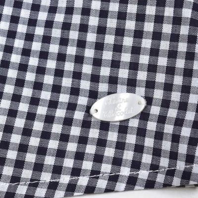 お花刺しゅうギンガムチェック刺しゅう　ブルマ付ワンピース