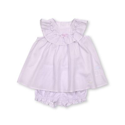 ＜Tartine et Chocolat (Baby&Kids) ＞先染コットンストライプブルマ付きワンピースベビー