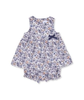 ＜Tartine et Chocolat (Baby&Kids) ＞リバティ（Ｒａｃｈｅｌ）シャツコールブルマ付ワンピースベビー　１７０２－６８０１５