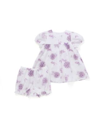 Tartine et Chocolat (Baby&Kids) /タルティーヌ・エ・ショコラ オーガニックコットンフラワープリントブルマ付きワンピースべビー　１７０２－７２０１０