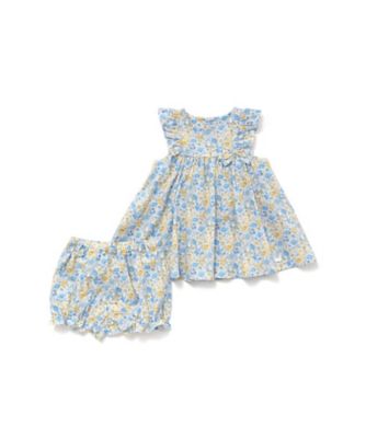 Tartine et Chocolat (Baby&Kids) /タルティーヌ・エ・ショコラ リバティＦｌｏｒｅｎｃｅＭａｙ（フローレンスメイ）ブルマ付きワンピースベビー　１７０２ー７３０８８