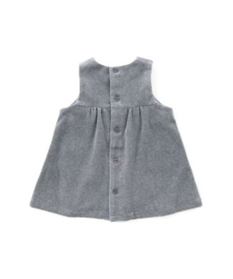 バラ刺しゅうベロアワンピースブルマ付き ベビー 1702ー76047