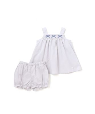 タイプライターピンタックリボンワンピース＋ブルマセット 1702