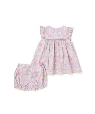タルティーヌエショコラ　ブルマ付きリバティワンピース4点セット美品 リバティ（SweetPeaLeaf）プリントタナローンワンピース＋