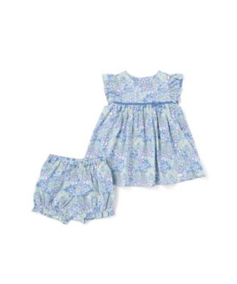 タルティーヌエショコラ　ブルマ付きリバティワンピース4点セット美品 リバティ（SweetPeaLeaf）プリントタナローンワンピース＋