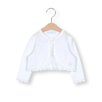 ＜Tartine et Chocolat (Baby&Kids) ＞ガーター編みカーディガン