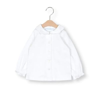 ＜Tartine et Chocolat (Baby&Kids) ＞スムーススカラップ襟ブラウス