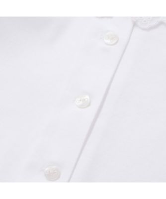 スカラップ襟レースブラウス　ベビー　１７０６－７５０１７