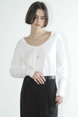 ＜CLANE (Women)＞ＤＥＥＰ　Ｕ　ＮＥＣＫ　ＴＯＰＳ