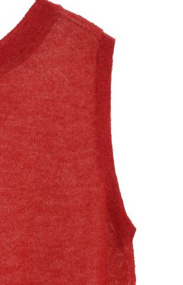 Ｗ　ＦＡＣＥ　ＳＨＥＥＲ　ＲＩＢＢＯＮ　ＫＮＩＴ　ＴＯＰＳ
