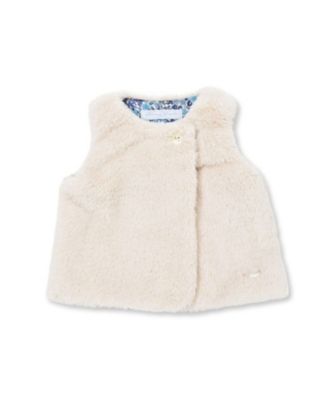 ＜Tartine et Chocolat (Baby&Kids) ＞マイクロベアボアリバティ　ＪｏａｎｎａＬｏｕｉｓｅ　ベスト　１７１３－６７０２７