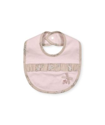 ＜Tartine et Chocolat (Baby&Kids) ＞リリアンフラワーロゴ刺しゅうスタイ