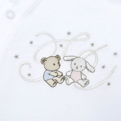 ウサギクマ刺繍コットン２ＷＡＹベンリオール