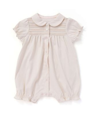 Tartine et Chocolat (Baby&Kids) /タルティーヌ・エ・ショコラ レース付きスムースカバーオールベビー　　１７１７－７１５２１