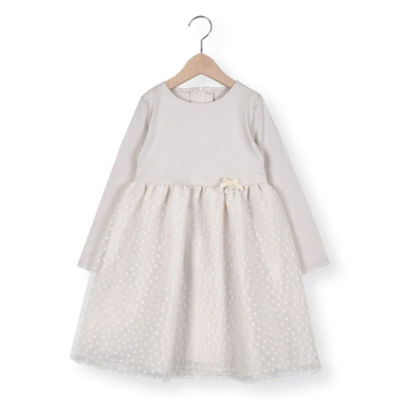 ＜Tartine et Chocolat(Baby&Kids) ＞ポンチ切替ドットワンピース