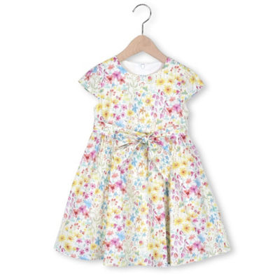 ＜Tartine et Chocolat(Baby&Kids) ＞リバティプリント（Ａｍｂｅｒ’ｓ　Ｐｏｓｙ）コットンワンピース