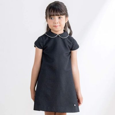 ＜Tartine et Chocolat (Baby&Kids) ＞ジャカード小花ドット柄ワンピース
