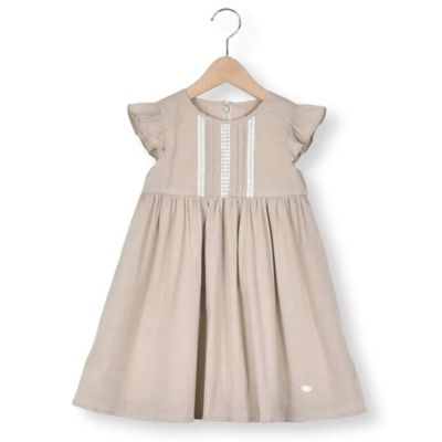 ＜Tartine et Chocolat(Baby&Kids) ＞ナイロンペーパーブライトクロス　レースワンピース