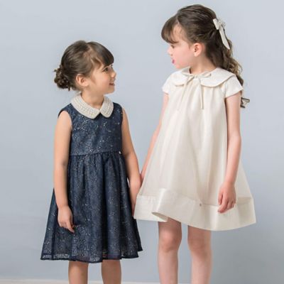 シフォンラメ刺しゅう花柄ドレス | Tartine et Chocolat (Baby&Kids 