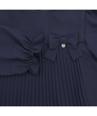 ジョーゼットプリーツワンピース　１７２１－７０５１４