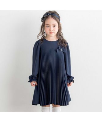 ジョーゼットプリーツワンピース　１７２１－７０５１４