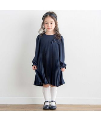 ジョーゼットプリーツワンピース　１７２１－７０５１４
