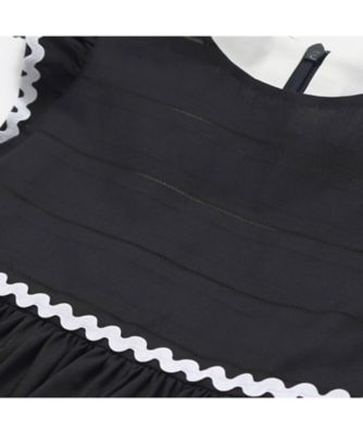 オーガニックコットンストライプワンピース　１７２１ー７３１０２
