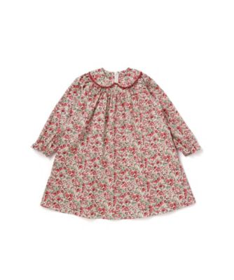 ＜Tartine et Chocolat (Baby&Kids) ＞リバティタナローン（Ｃｏｗａｒｄ）花柄ワンピース　１７２１ー７９０１８