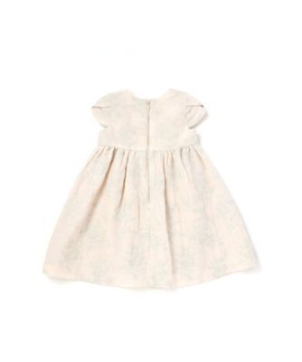 Tartine et Chocolat ハートジャカードワンピース 110cm 日本製 ゴールドラメジャガード シャインフラワーワンピース