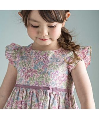 リバティ（SweetPeaLeaf）プリントタナローン袖フリル