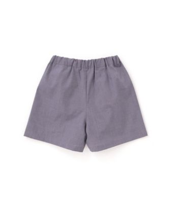 リボン半袖切替ブラウス＋ハーフパンツ　セットアップ　１７２２－７３５０７