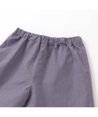 リボン半袖切替ブラウス＋ハーフパンツ　セットアップ　１７２２－７３５０７
