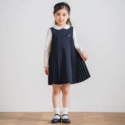 アコーディオンプリーツジャンパースカート
