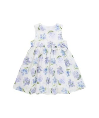 Tartine et Chocolat (Baby&Kids) /タルティーヌ・エ・ショコラ リバティMARINA‘S MEADOW(マリナズ・メドゥ)ノースリーブリボンワンピース 1723-74004
