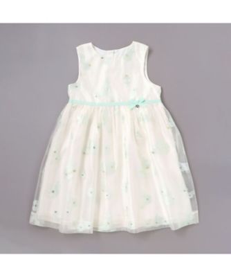 め*る様 ビンテージ品　BABY　お花透かし編みジャンパースカート ラメオーガンジーフラワージャンパースカート 172380539